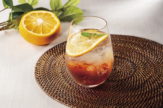 《初夏限定》甘夏のマーマレード×ティーソーダ