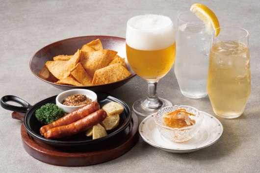 ちょい飲みセット　通常価格￥2,000　※画像は1名分