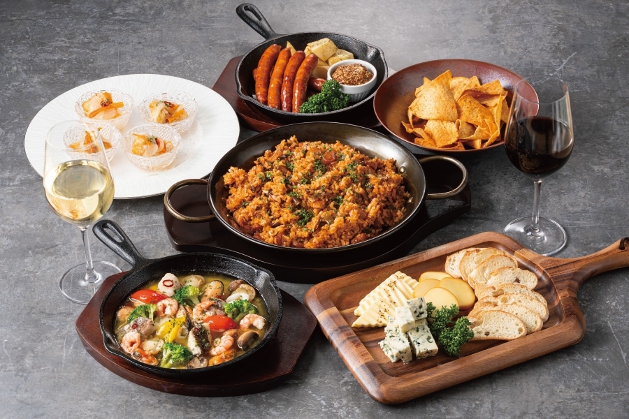 コース Vino（全6品）通常価格￥5,800　※画像は4名様分