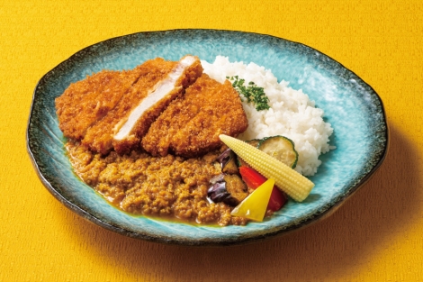 ⑥キーマカツカレー