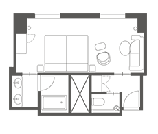 4人用 間取り図